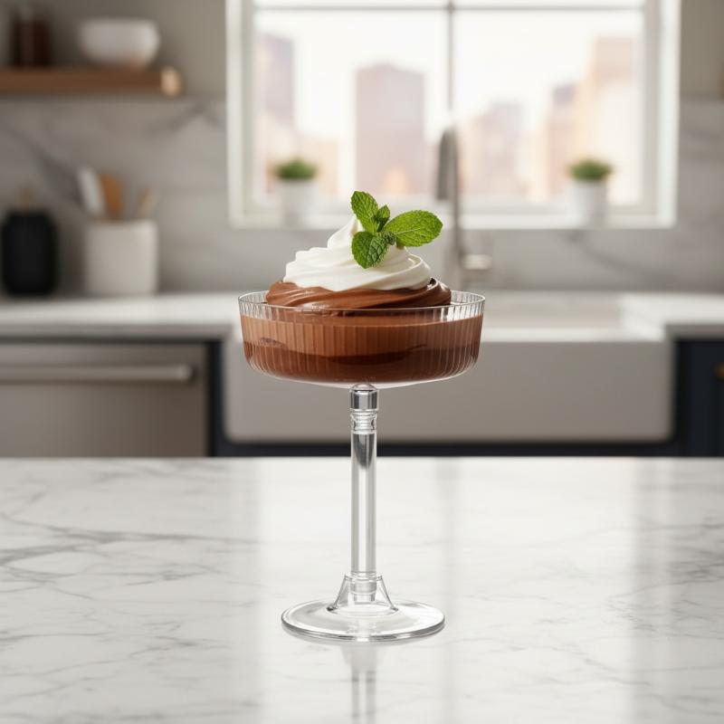 Champagne Tower Set - 10 adet çevre dostu şeffaf plastik