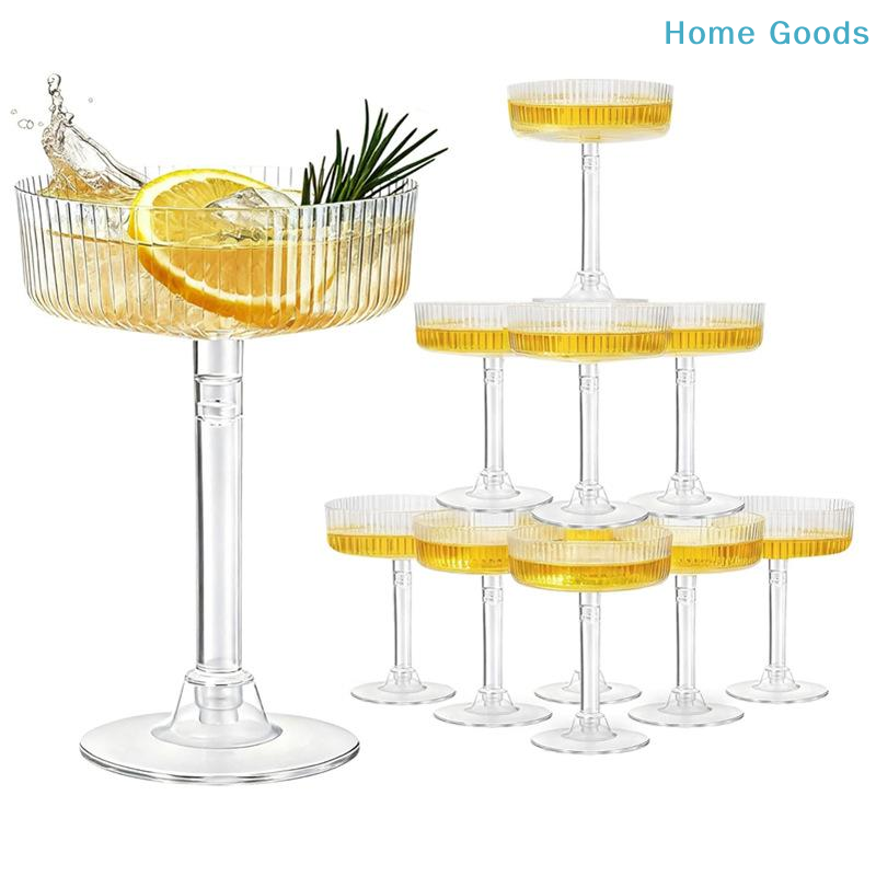 Champagne Tower Set - Tercih edilen 10 Adet Yeniden Kullanılabilir