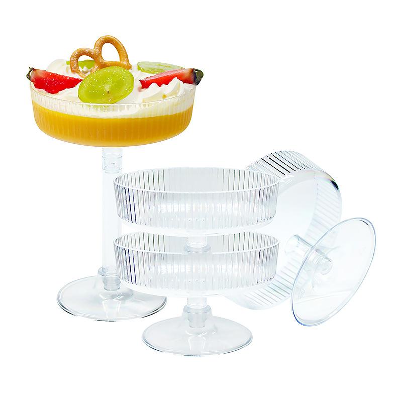 Champagne Tower Set - 10 adet düğün partisi için plastik