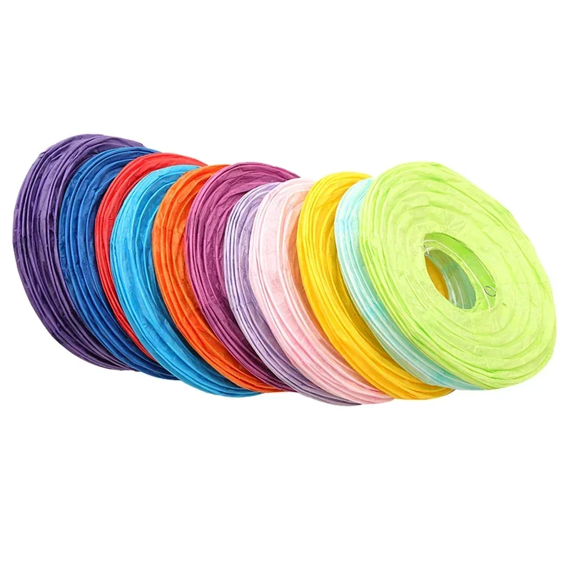 Wedding Event Supply - Çok renkli Çin Kağıt Fenerleri 15-20-25-30-35-40cm