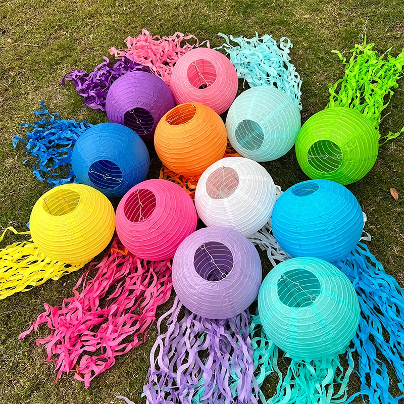 Wedding Event Supply - Yeni yaratıcı denizanası kağıt fener çocuk
