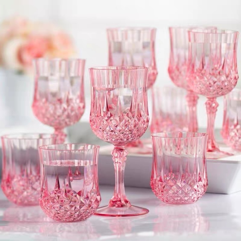 Champagne Tower Set - Akrilik şampanya bardakları, plastik kadehler, kutlama