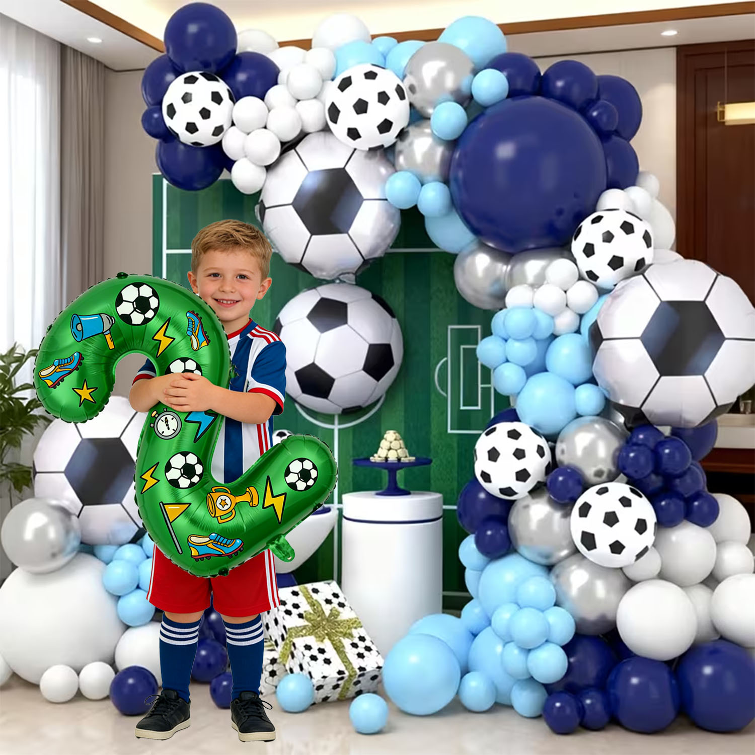 Futbol Temalı Balon Kemeri Set - Wedding Day Supply Kit incelemesi ve fiyatı