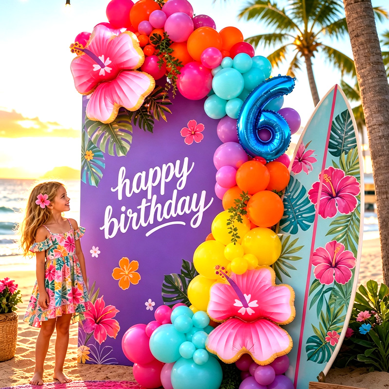 Hawaii Tropikal Balon Kemeri S - Wedding Day Supply Kit incelemesi ve fiyatı