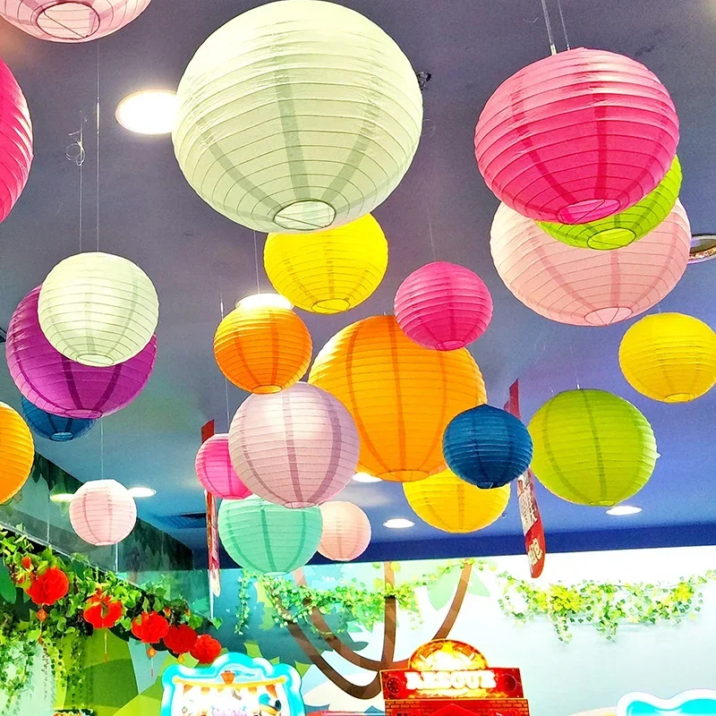 Çok renkli Çin Kağıt Fenerleri - Wedding Event Supply incelemesi ve fiyatı