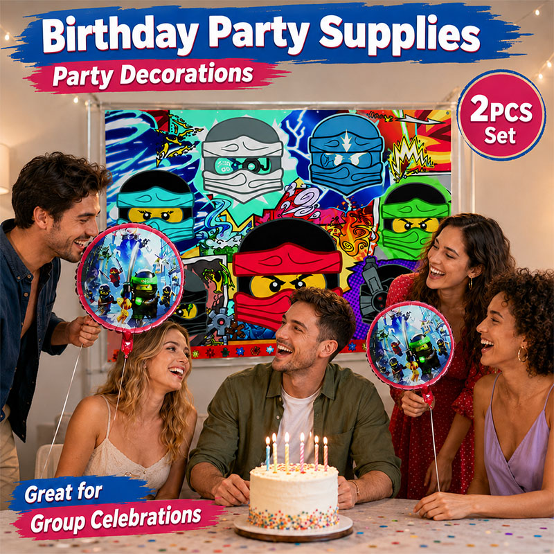 Karikatür Ninja Desenli Tek Ku - Wedding Day Supply Kit incelemesi ve fiyatı