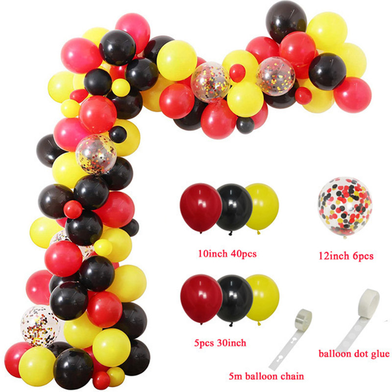 Kırmızı siyah sarı balon çelen - Wedding Day Supply Kit incelemesi ve fiyatı