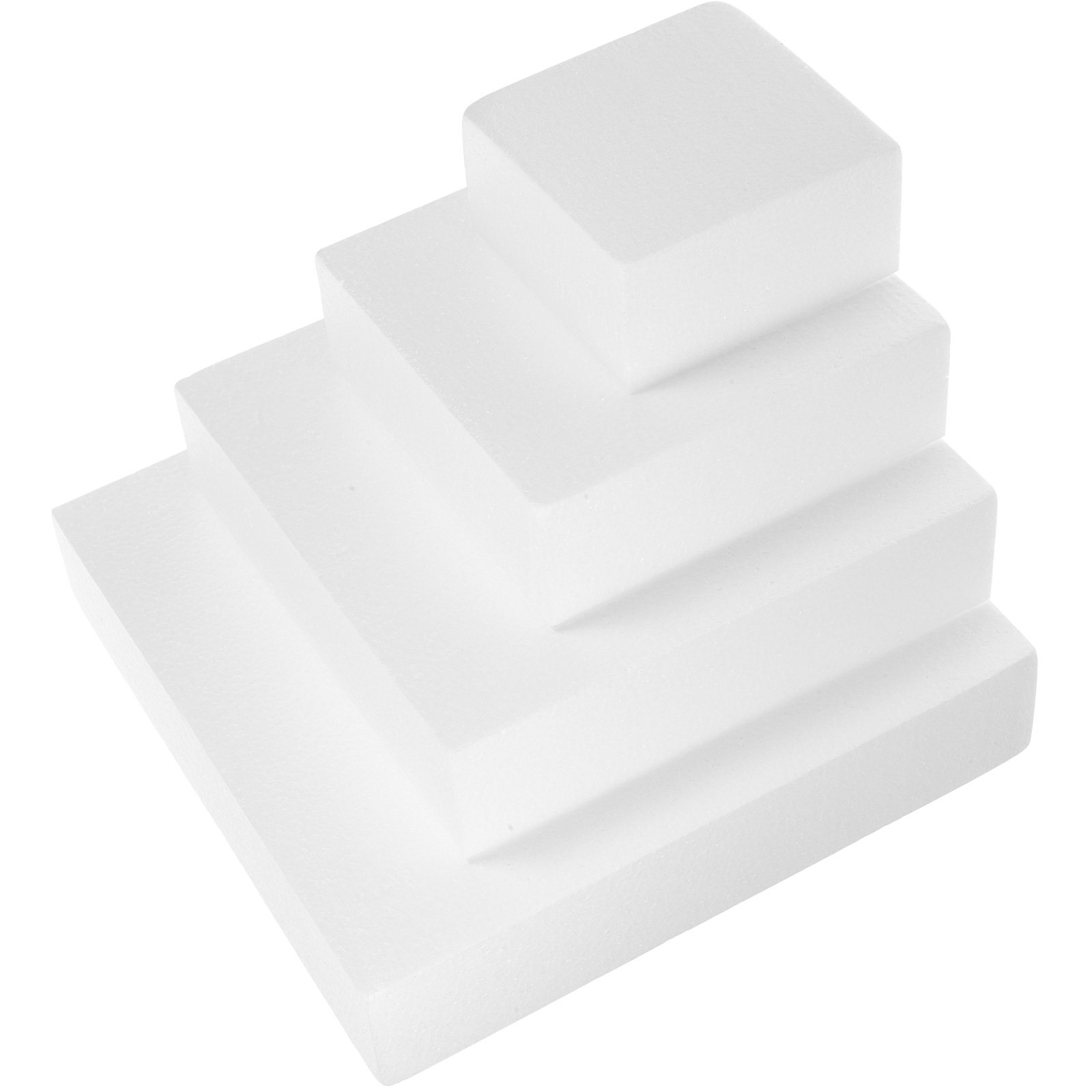 4 Adet Köpük Kek Maketi Kübik  - Wedding Cake Supply incelemesi ve fiyatı